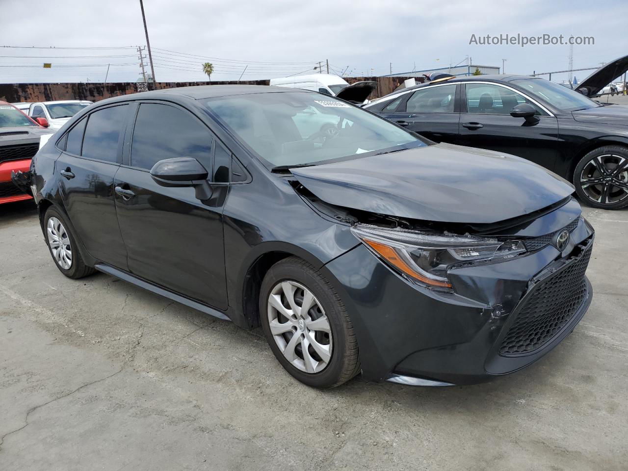 2020 Toyota Corolla Le Black vin: 5YFEPRAEXLP001148