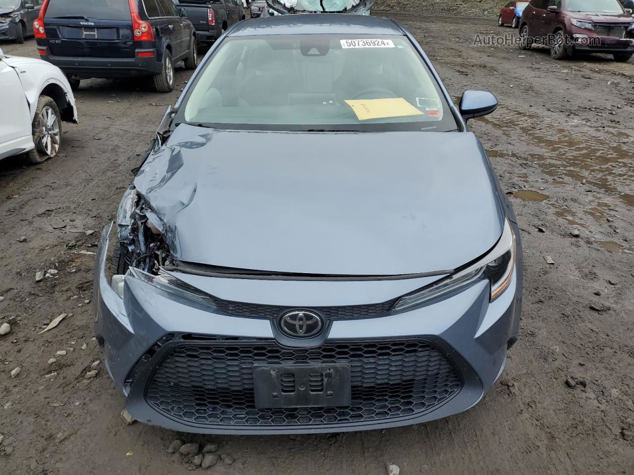 2020 Toyota Corolla Le Синий vin: 5YFEPRAEXLP012179