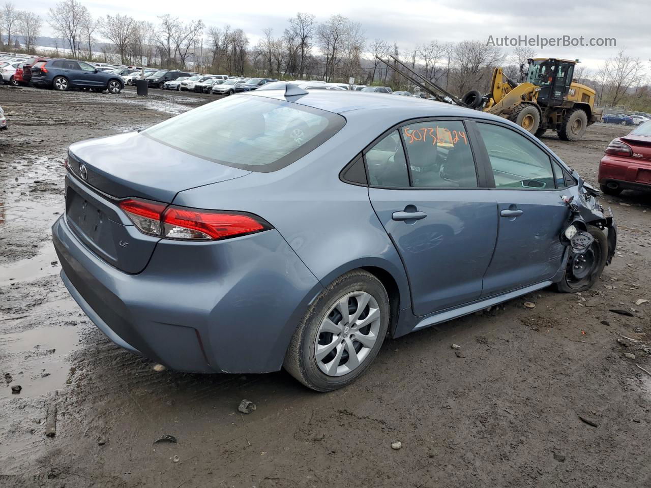 2020 Toyota Corolla Le Синий vin: 5YFEPRAEXLP012179