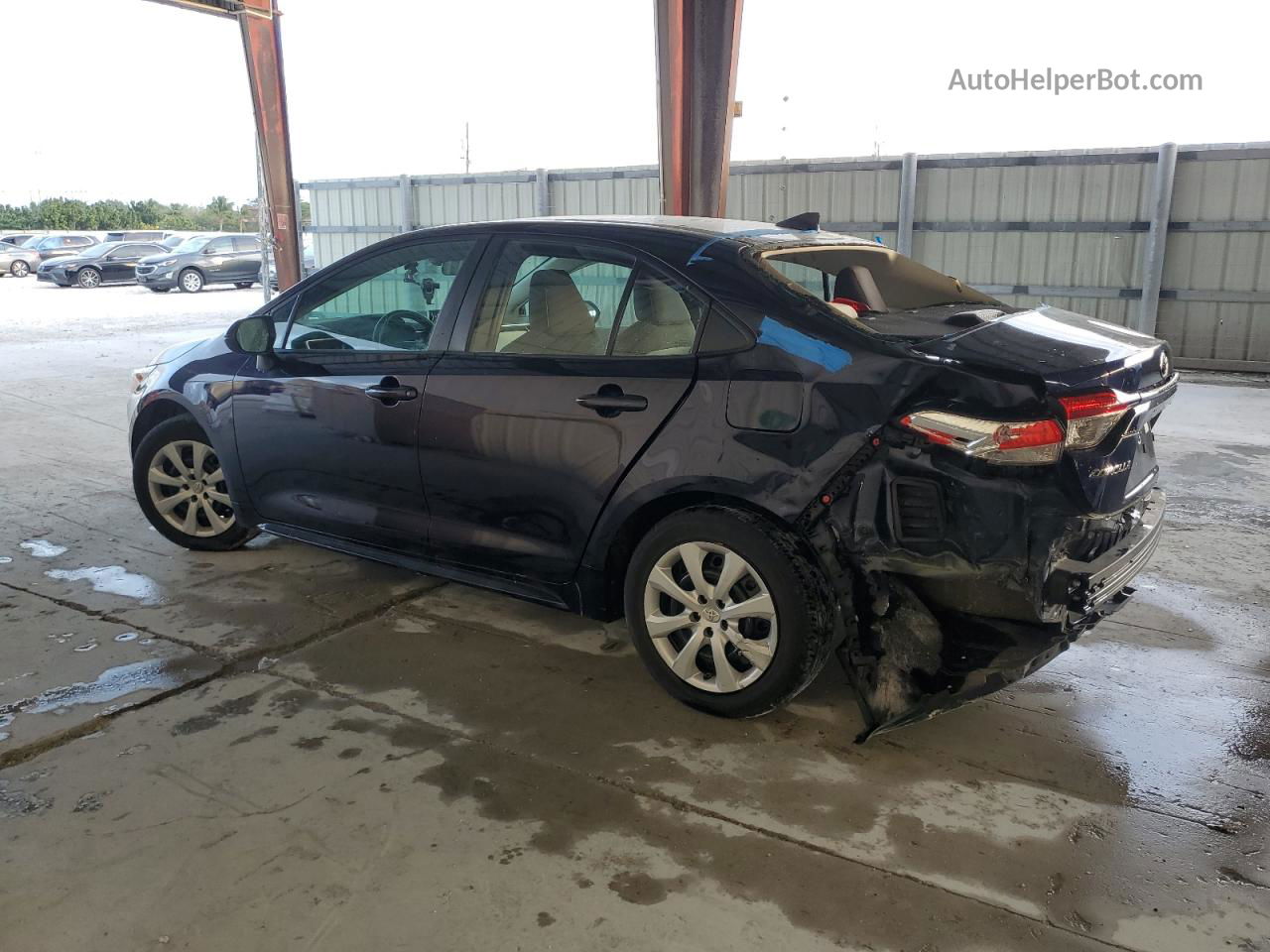 2020 Toyota Corolla Le Blue vin: 5YFEPRAEXLP039771