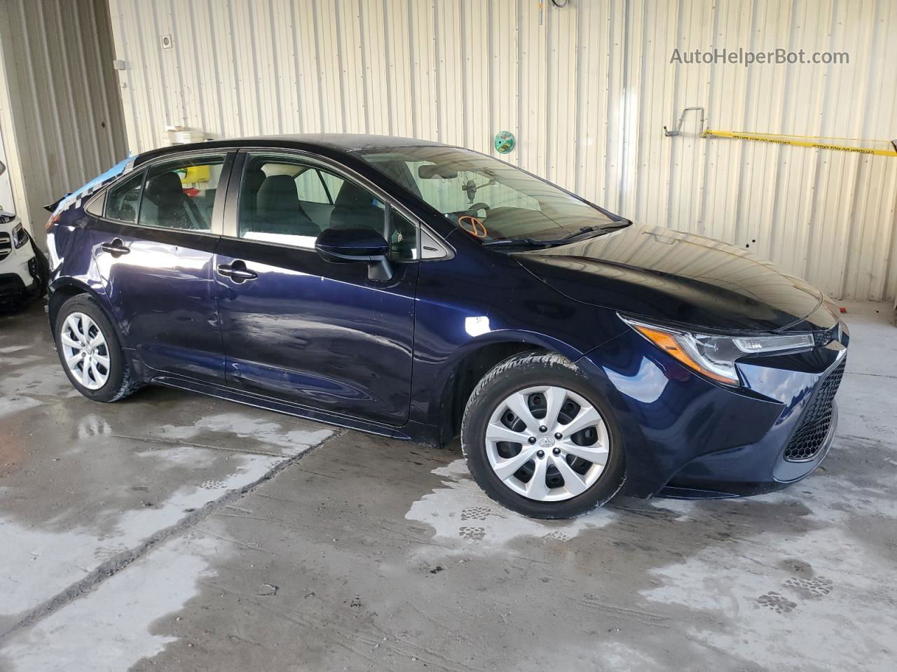 2020 Toyota Corolla Le Blue vin: 5YFEPRAEXLP039771