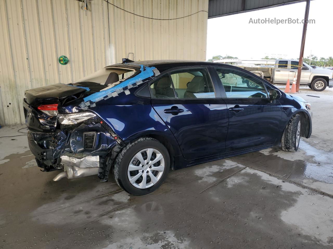 2020 Toyota Corolla Le Blue vin: 5YFEPRAEXLP039771