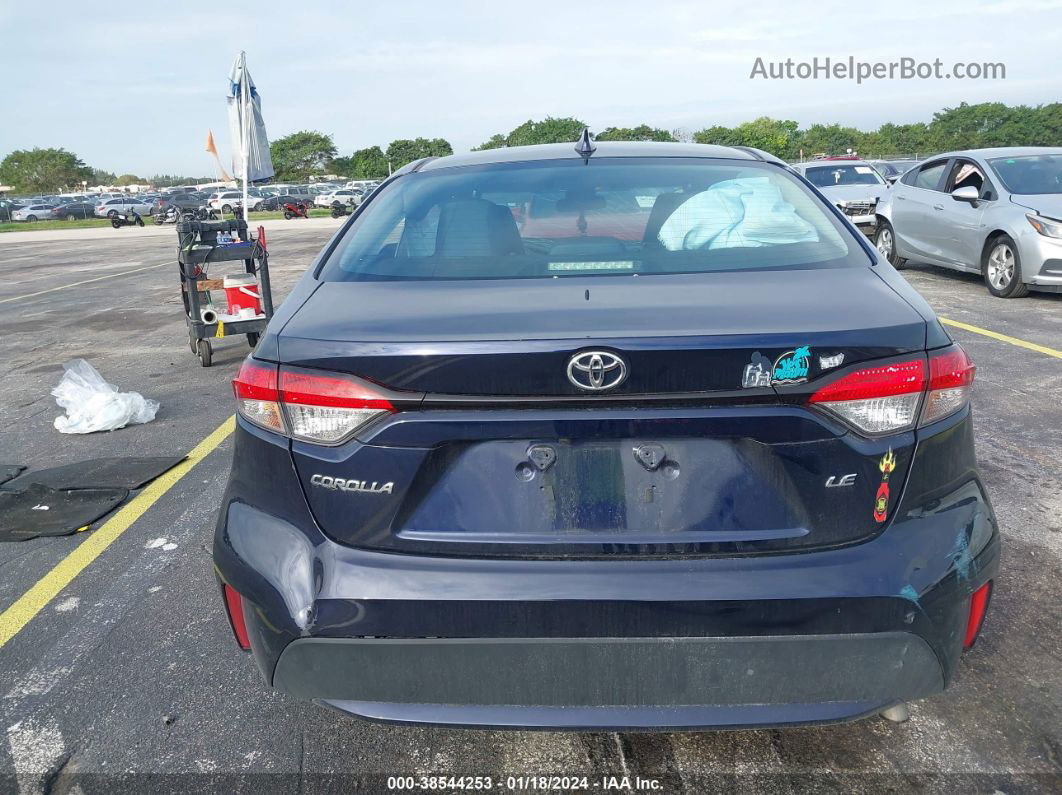 2020 Toyota Corolla Le Blue vin: 5YFEPRAEXLP045201