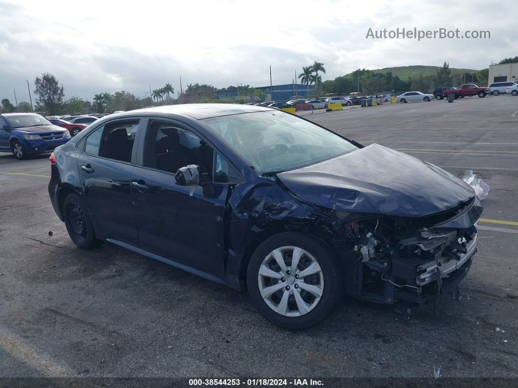 2020 Toyota Corolla Le Blue vin: 5YFEPRAEXLP045201