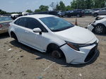 2020 Toyota Corolla Le White vin: 5YFEPRAEXLP049930