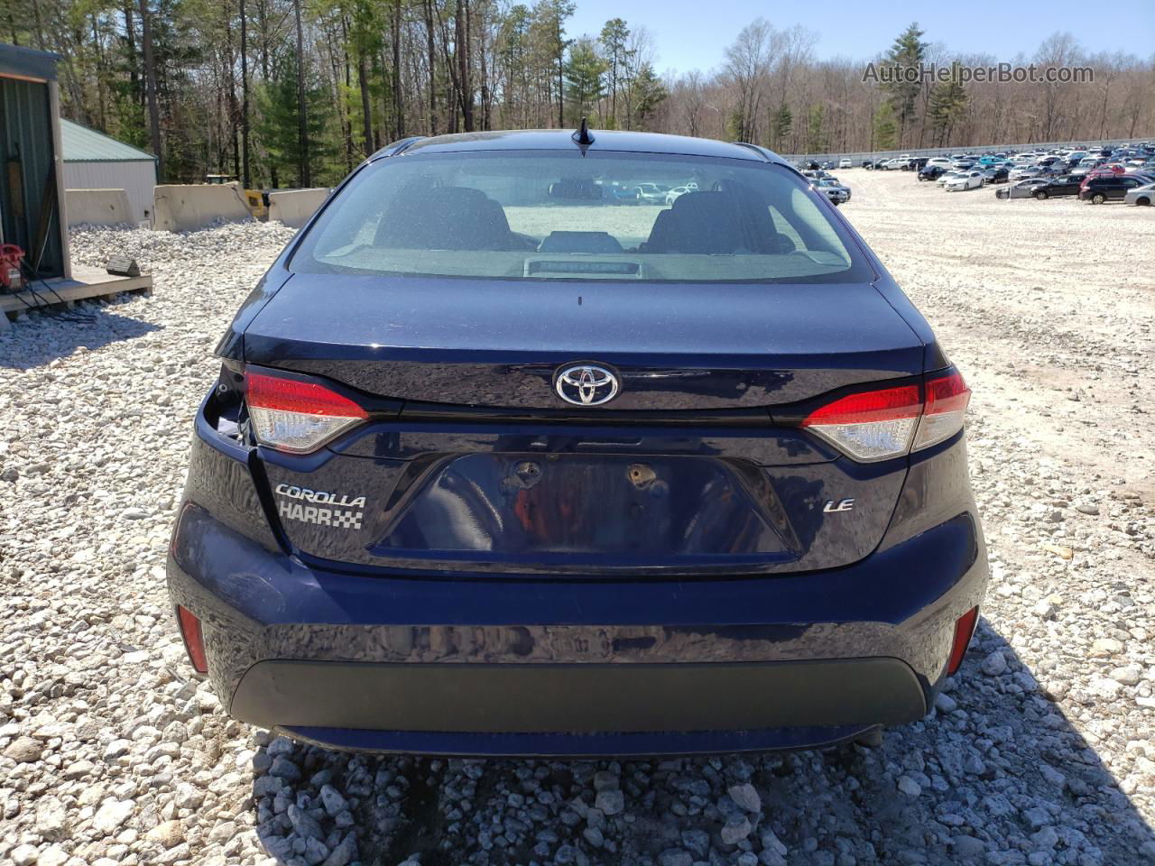 2020 Toyota Corolla Le Blue vin: 5YFEPRAEXLP058689