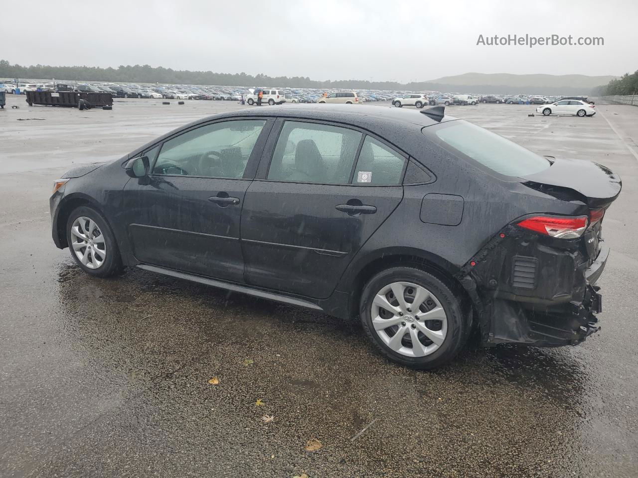 2020 Toyota Corolla Le Черный vin: 5YFEPRAEXLP079056