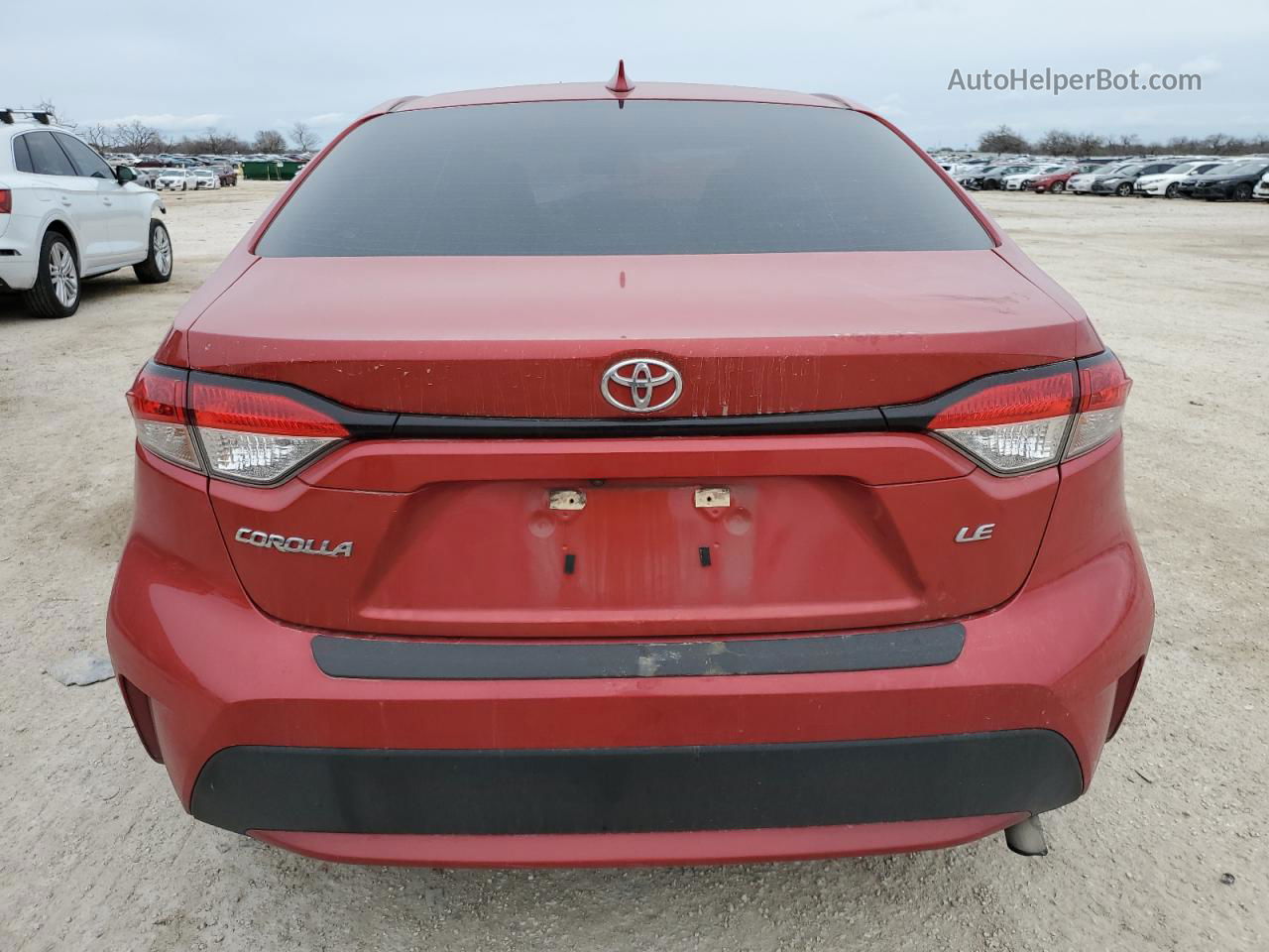 2020 Toyota Corolla Le Red vin: 5YFEPRAEXLP084953