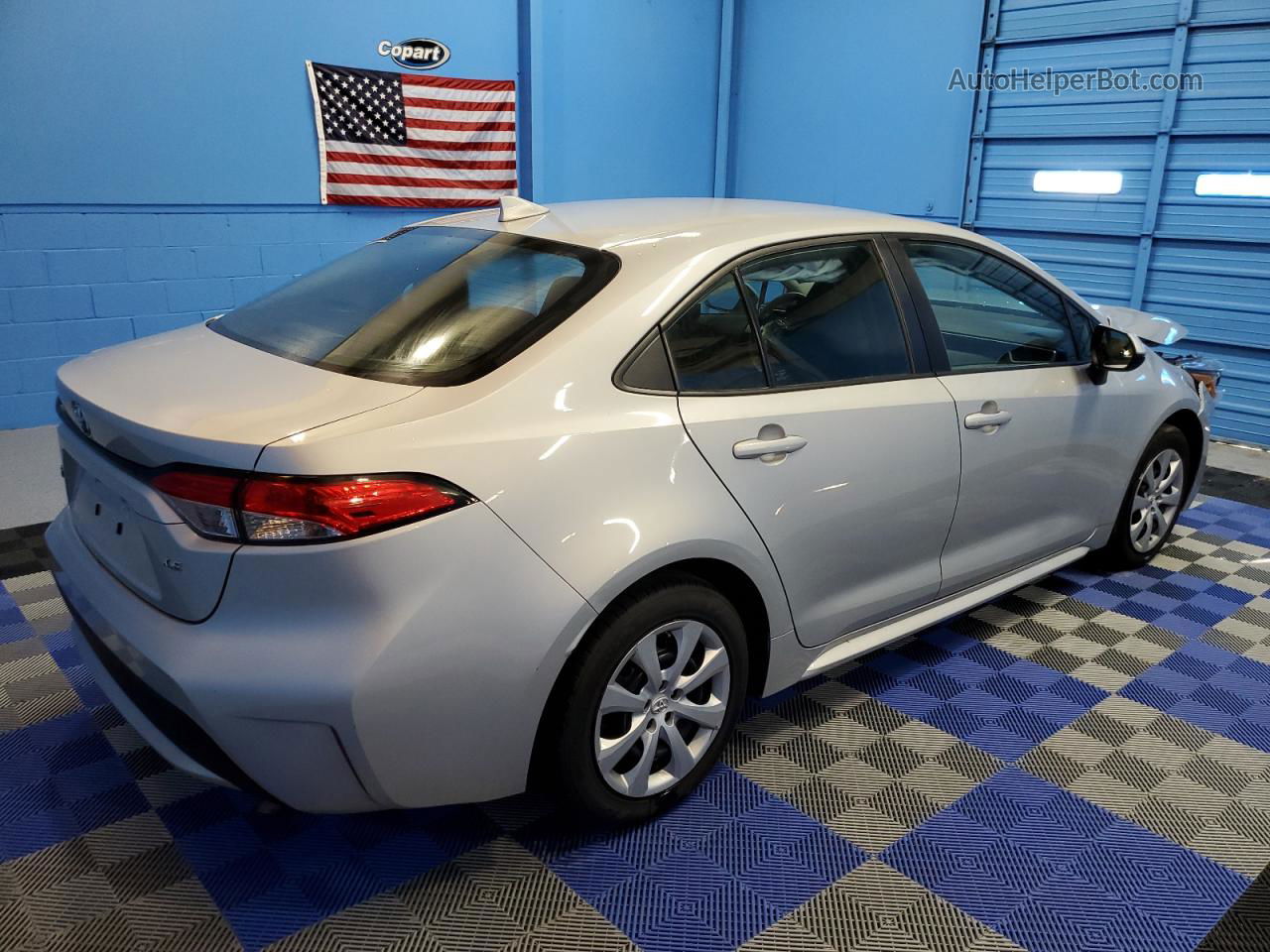 2020 Toyota Corolla Le Silver vin: 5YFEPRAEXLP097086