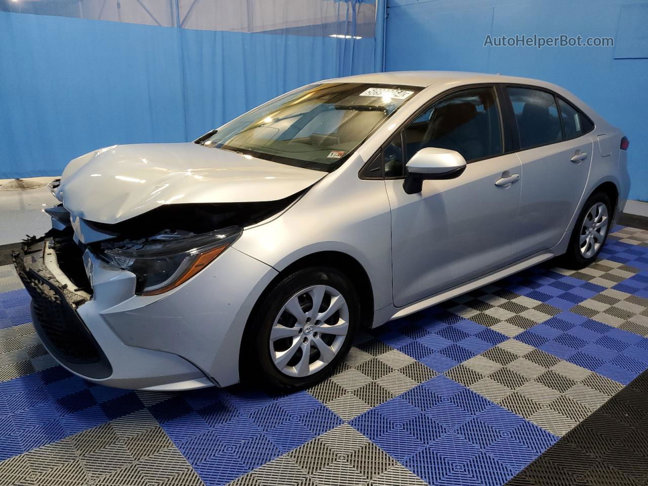 2020 Toyota Corolla Le Silver vin: 5YFEPRAEXLP097086