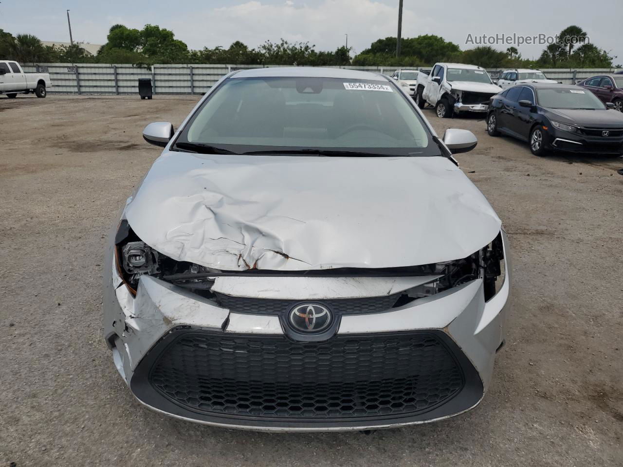 2020 Toyota Corolla Le Silver vin: 5YFEPRAEXLP100004