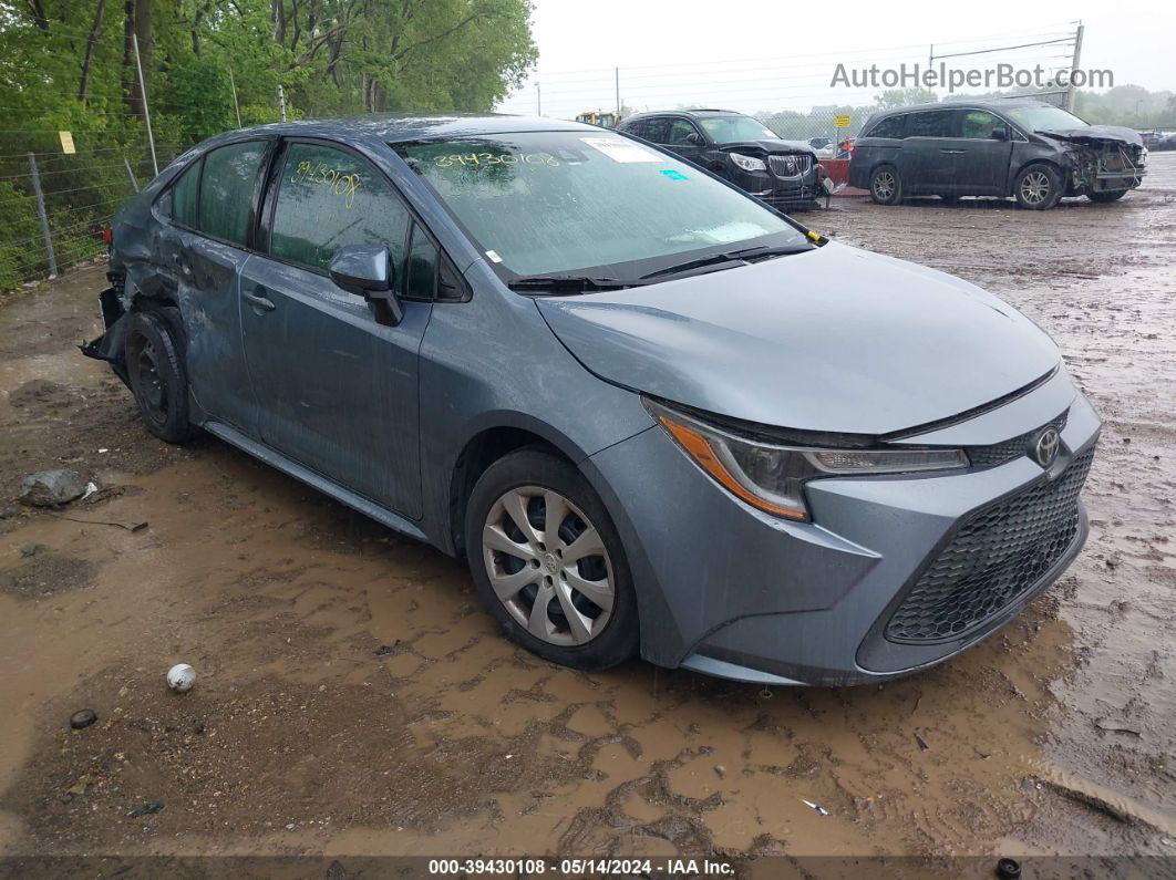 2020 Toyota Corolla Le Light Blue vin: 5YFEPRAEXLP117790