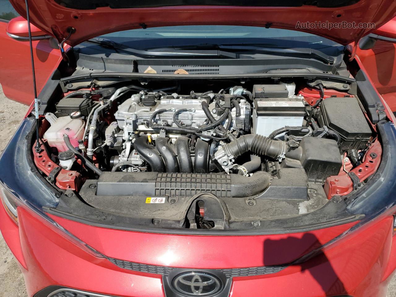 2021 Toyota Corolla Xle Red vin: 5YFFPMAE3MP258810