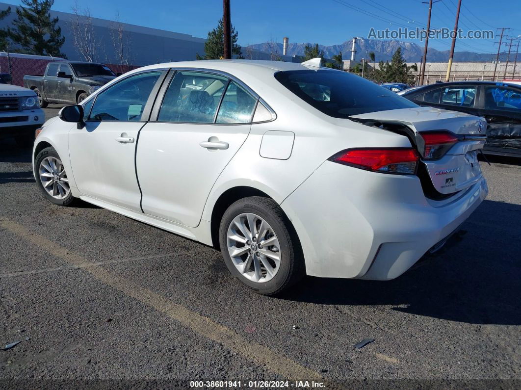 2021 Toyota Corolla Xle White vin: 5YFFPMAE5MP243998