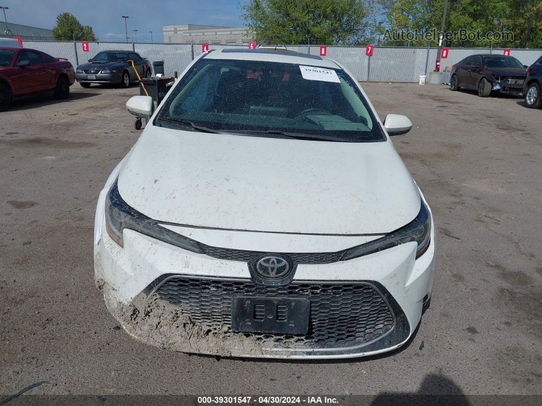 2020 Toyota Corolla Xle White vin: 5YFFPRAE3LP052205