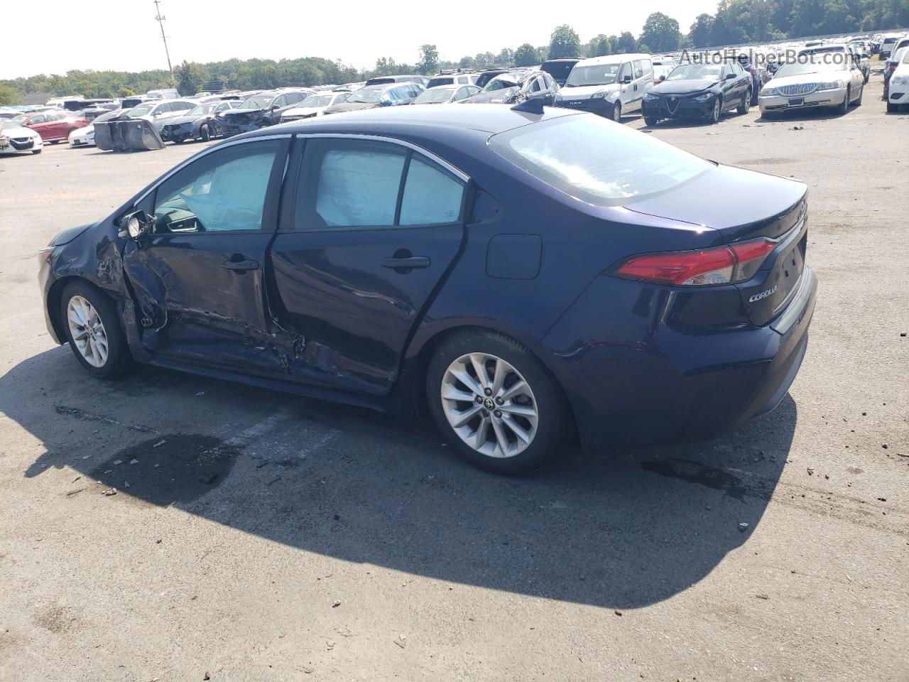 2020 Toyota Corolla Xle Blue vin: 5YFFPRAE4LP010075