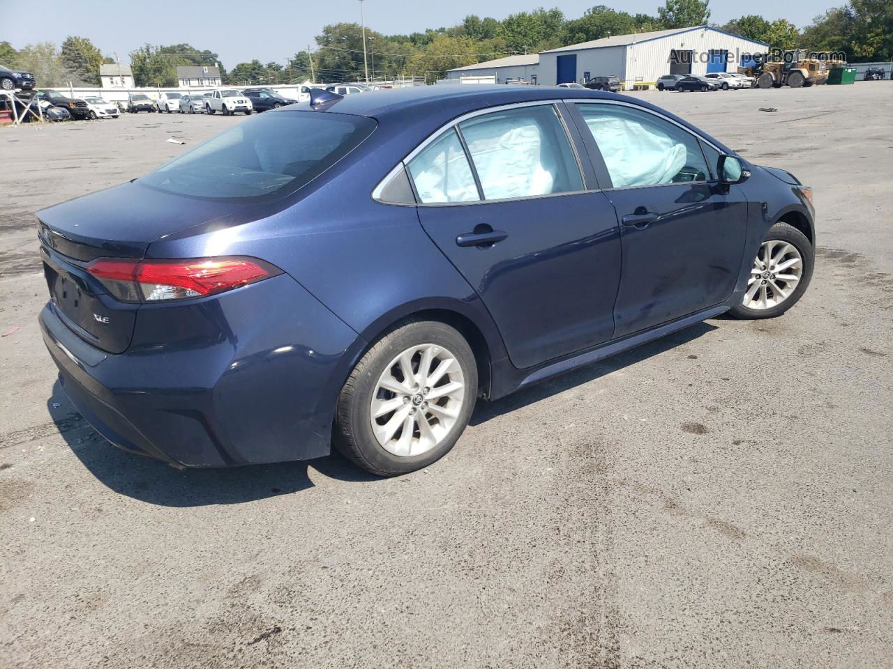 2020 Toyota Corolla Xle Blue vin: 5YFFPRAE4LP010075