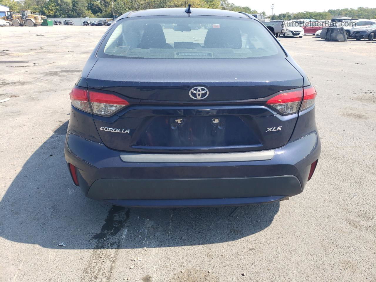 2020 Toyota Corolla Xle Blue vin: 5YFFPRAE4LP010075