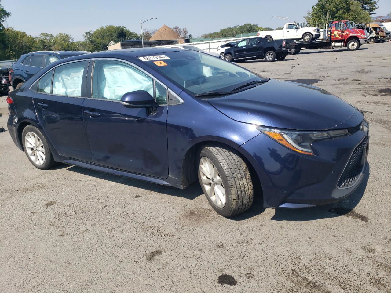 2020 Toyota Corolla Xle Blue vin: 5YFFPRAE4LP010075