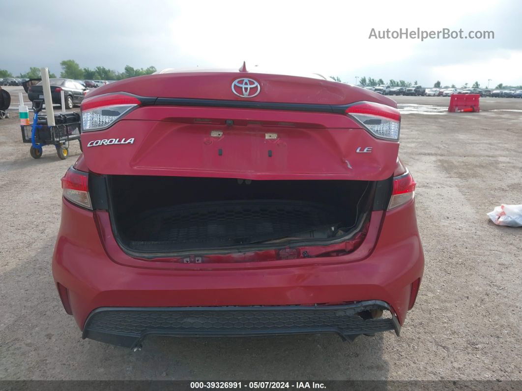 2020 Toyota Corolla Le Red vin: 5YFHPRAE1LP035878