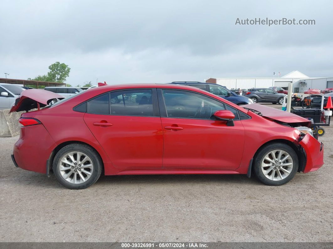 2020 Toyota Corolla Le Red vin: 5YFHPRAE1LP035878