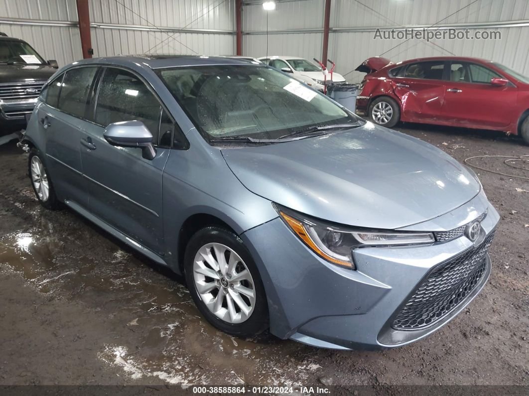 2020 Toyota Corolla Le Синий vin: 5YFHPRAE4LP050262