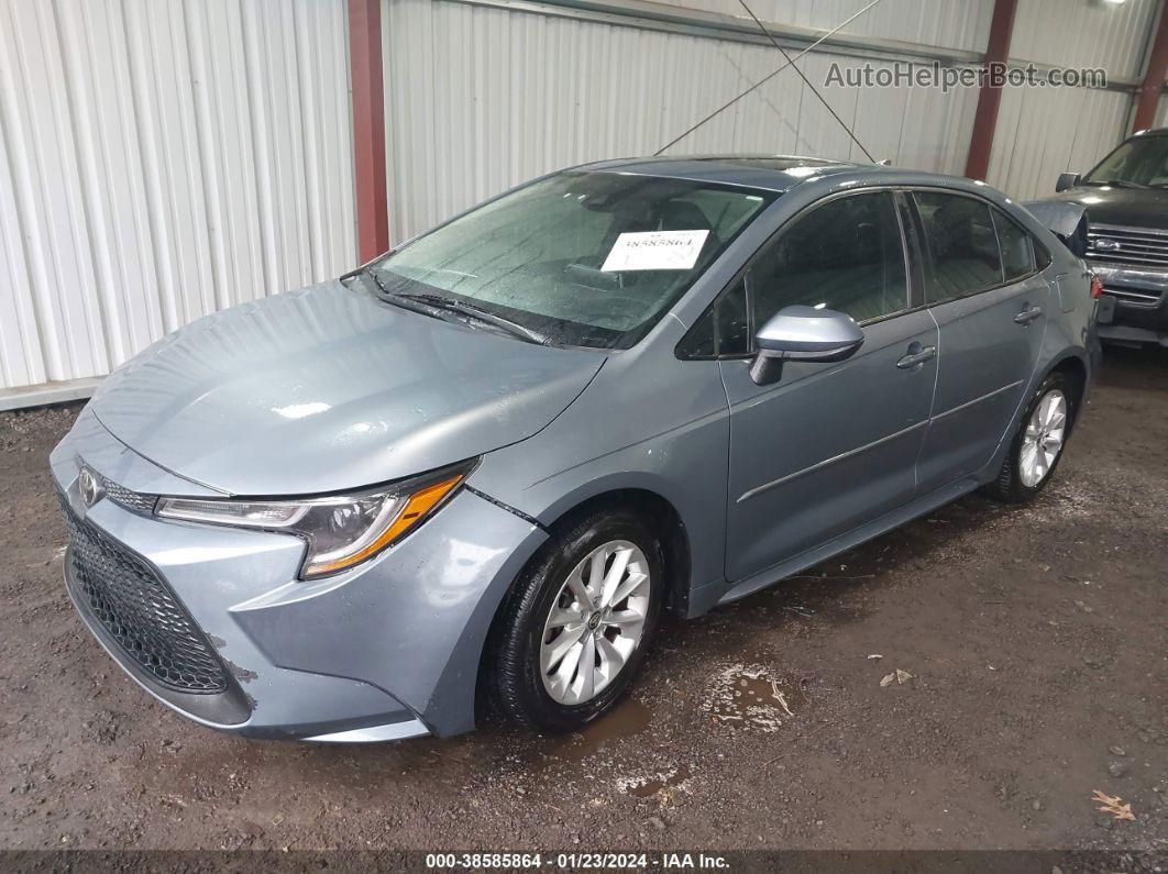 2020 Toyota Corolla Le Синий vin: 5YFHPRAE4LP050262