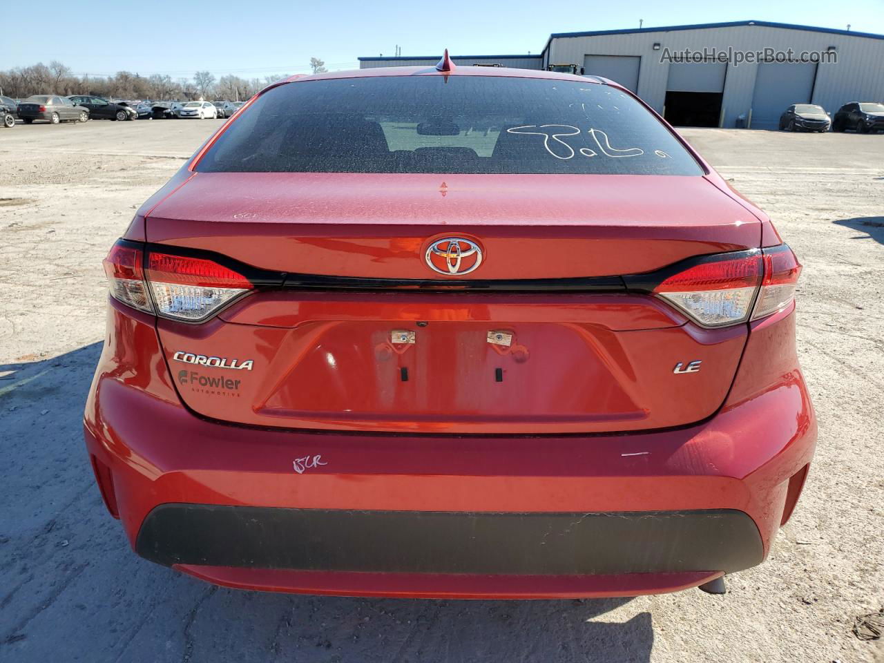 2020 Toyota Corolla Le Red vin: 5YFHPRAEXLP013622