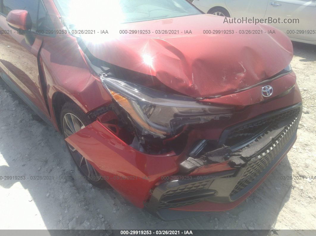 2020 Toyota Corolla Se Red vin: 5YFM4RCE2LP052693