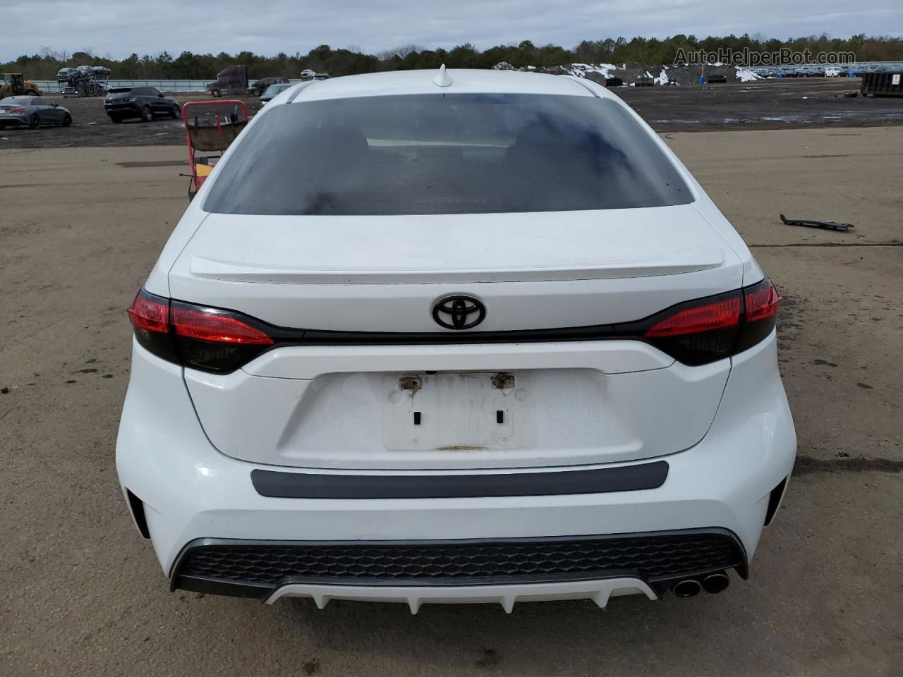 2020 Toyota Corolla Se White vin: 5YFM4RCE5LP022460