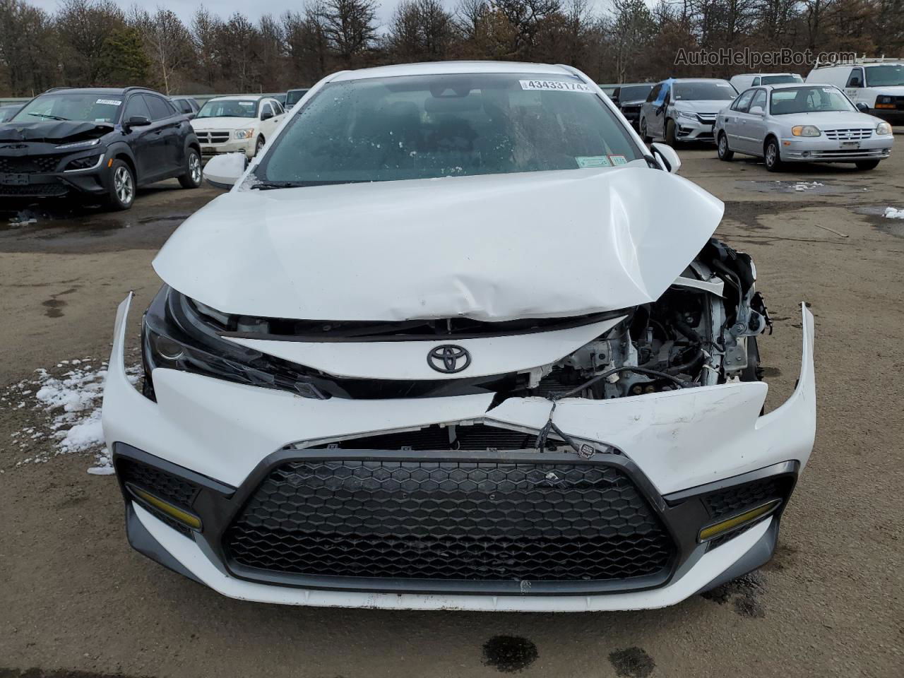 2020 Toyota Corolla Se White vin: 5YFM4RCE5LP022460