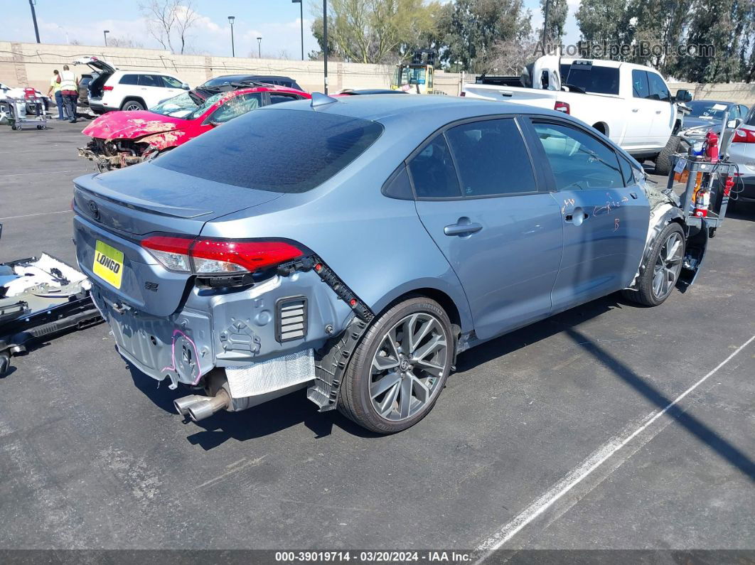 2021 Toyota Corolla Se Blue vin: 5YFP4MCE1MP084746