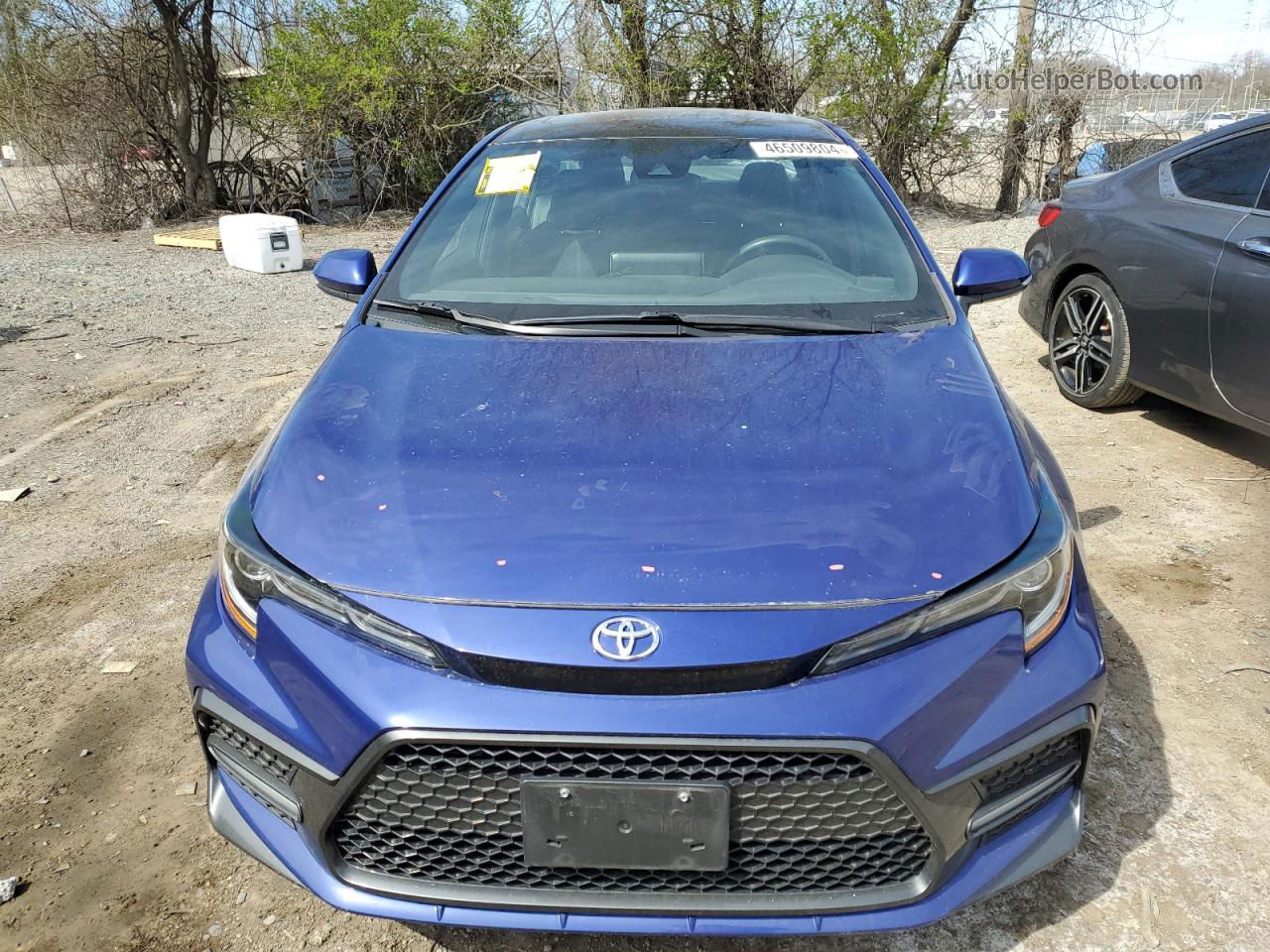 2021 Toyota Corolla Se Blue vin: 5YFP4MCE2MP078650