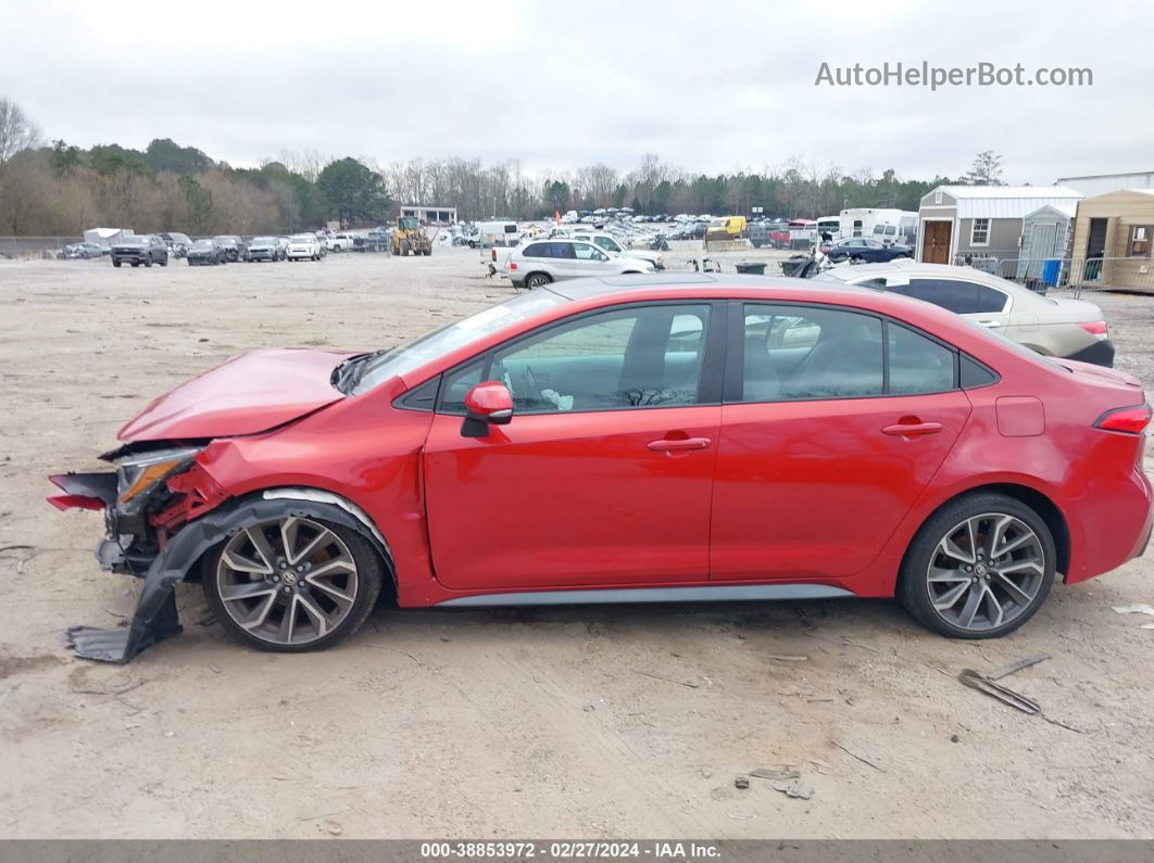 2021 Toyota Corolla Se Red vin: 5YFP4MCE2MP079135