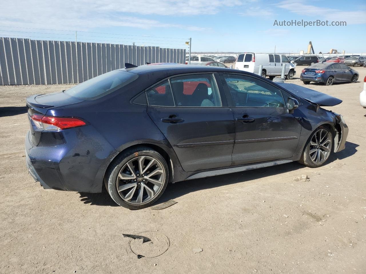 2021 Toyota Corolla Se Синий vin: 5YFP4MCE3MP063946