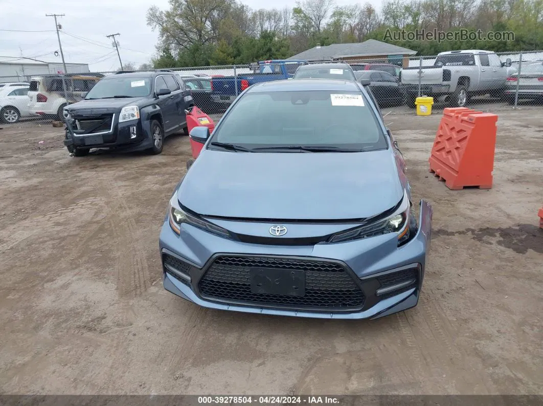 2021 Toyota Corolla Se Синий vin: 5YFP4MCE4MP060666