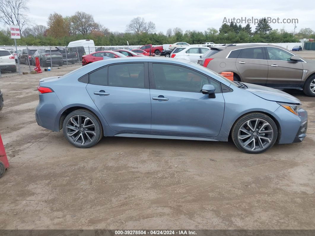 2021 Toyota Corolla Se Blue vin: 5YFP4MCE4MP060666