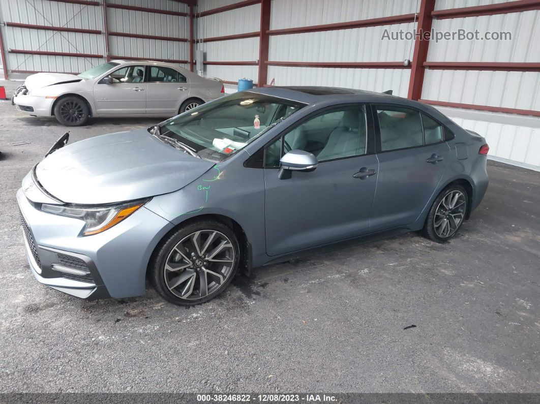 2021 Toyota Corolla Se Teal vin: 5YFP4MCE4MP062966