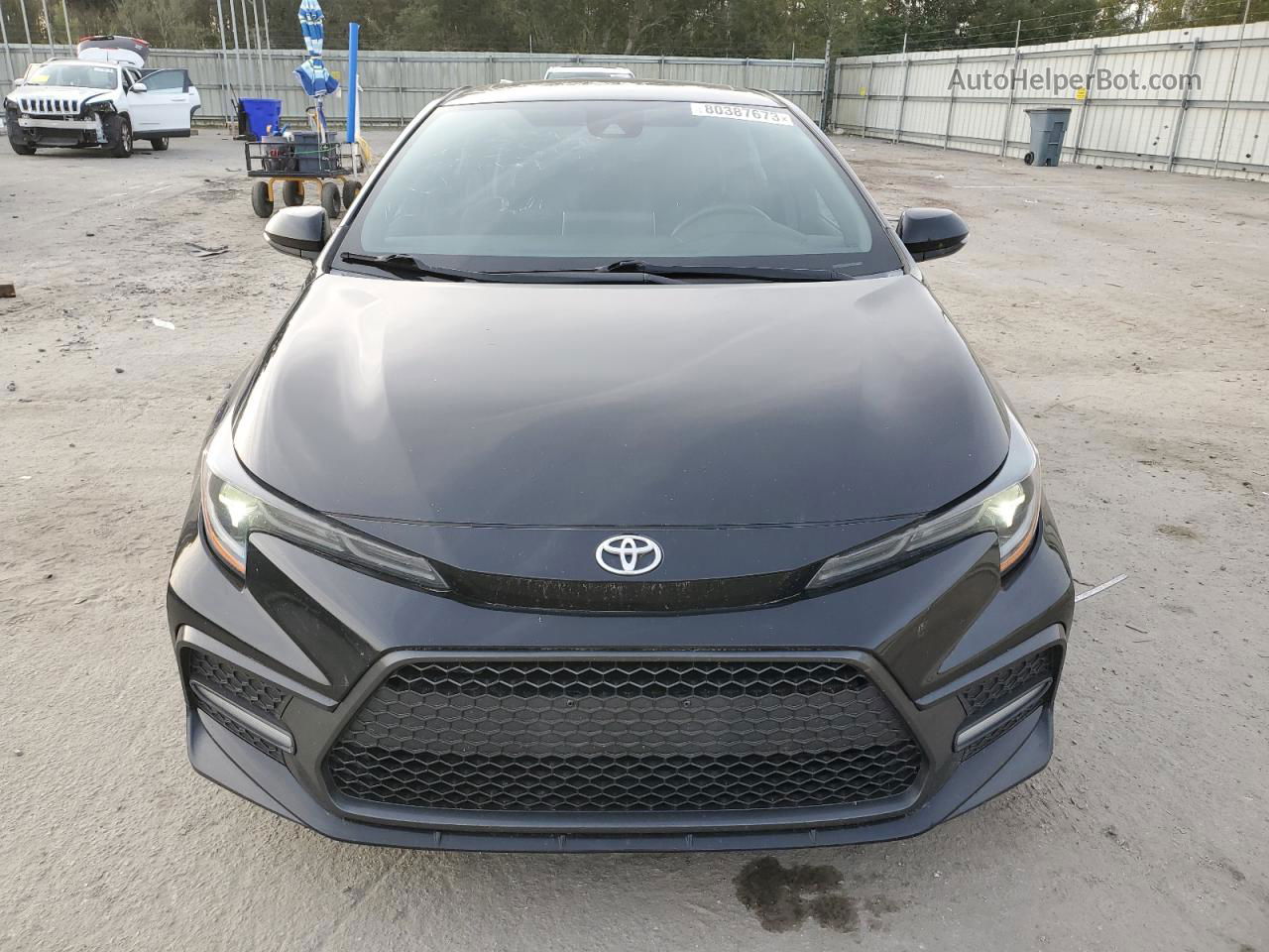 2021 Toyota Corolla Se Черный vin: 5YFP4MCE5MP058540