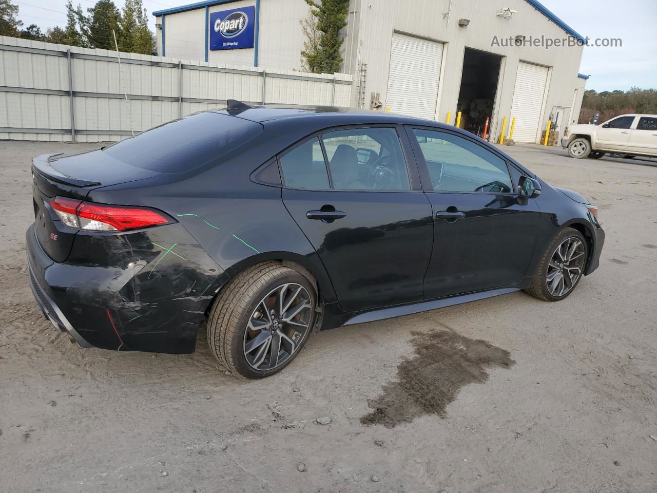 2021 Toyota Corolla Se Черный vin: 5YFP4MCE5MP058540