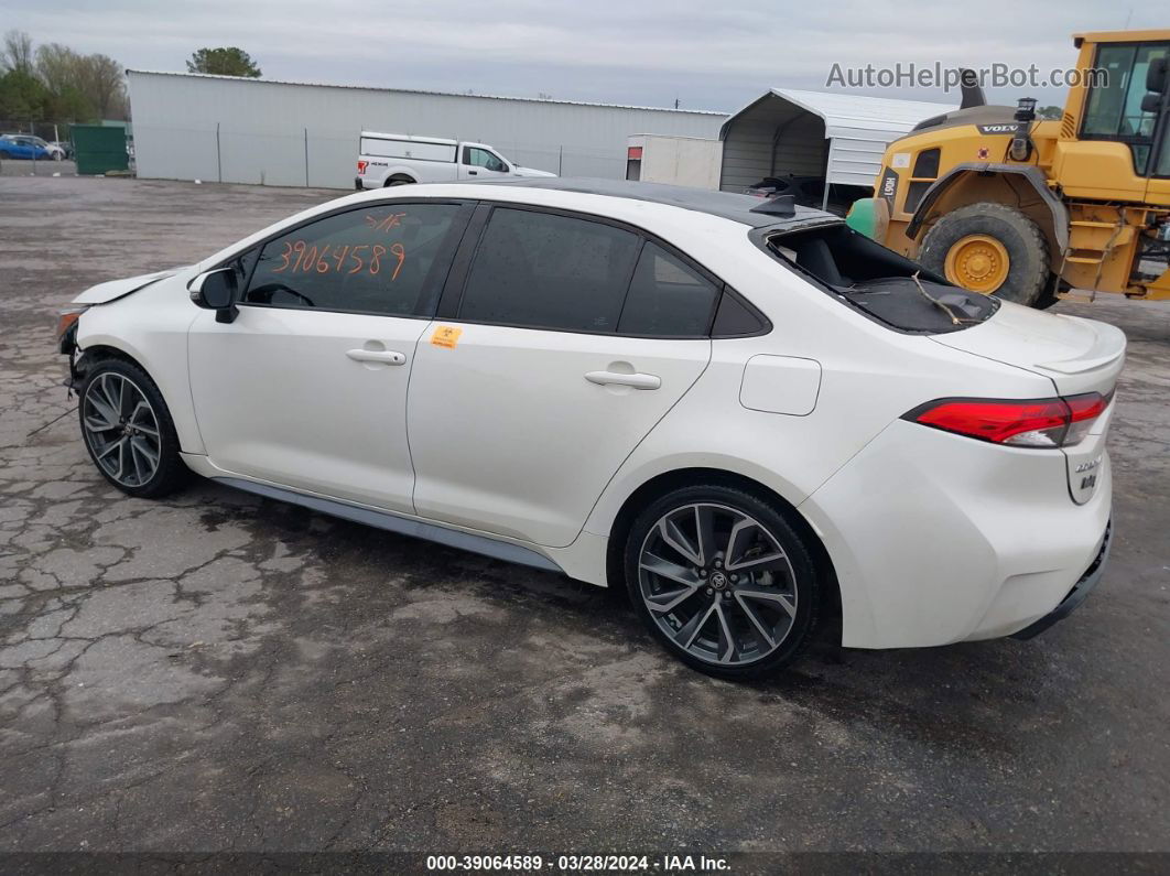 2021 Toyota Corolla Se White vin: 5YFP4MCE9MP087457