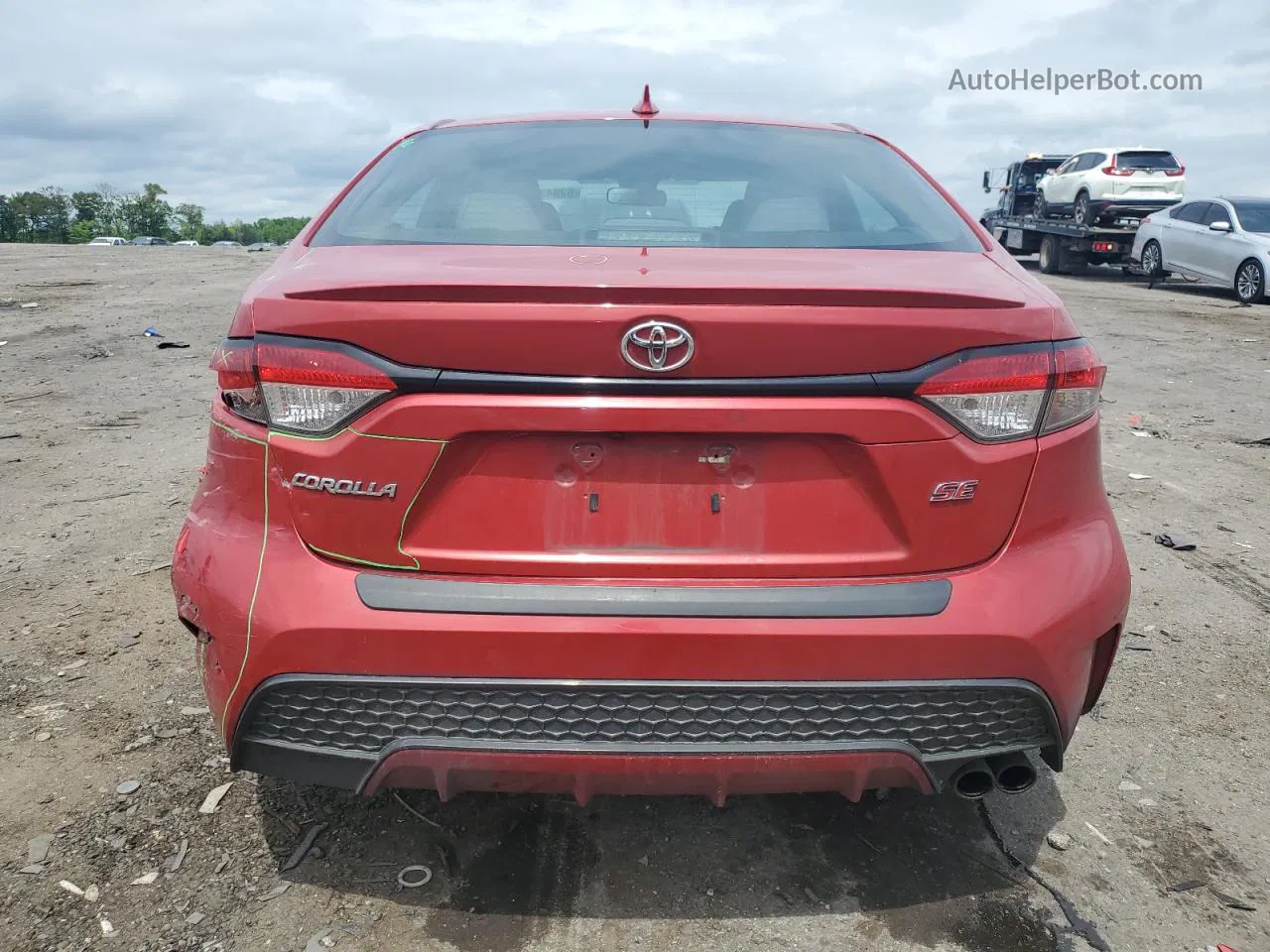 2020 Toyota Corolla Se Red vin: 5YFP4RCE0LP020466