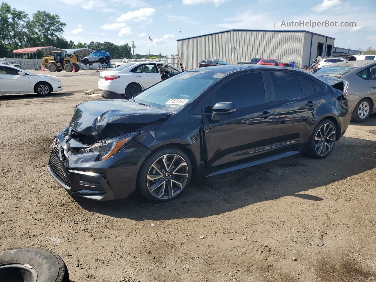 2020 Toyota Corolla Se Black vin: 5YFP4RCE4LP036427