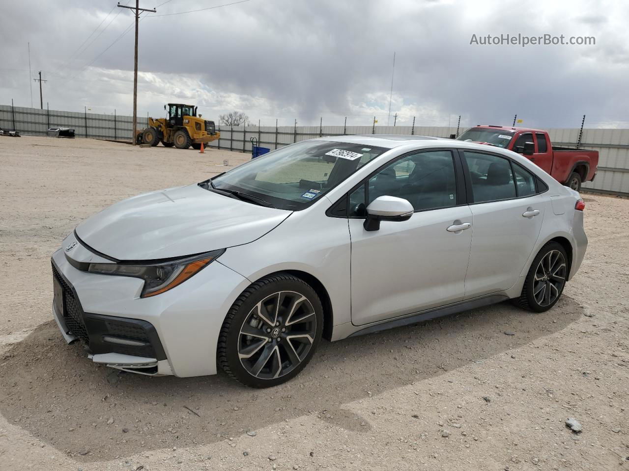 2020 Toyota Corolla Se Silver vin: 5YFP4RCE9LP011863