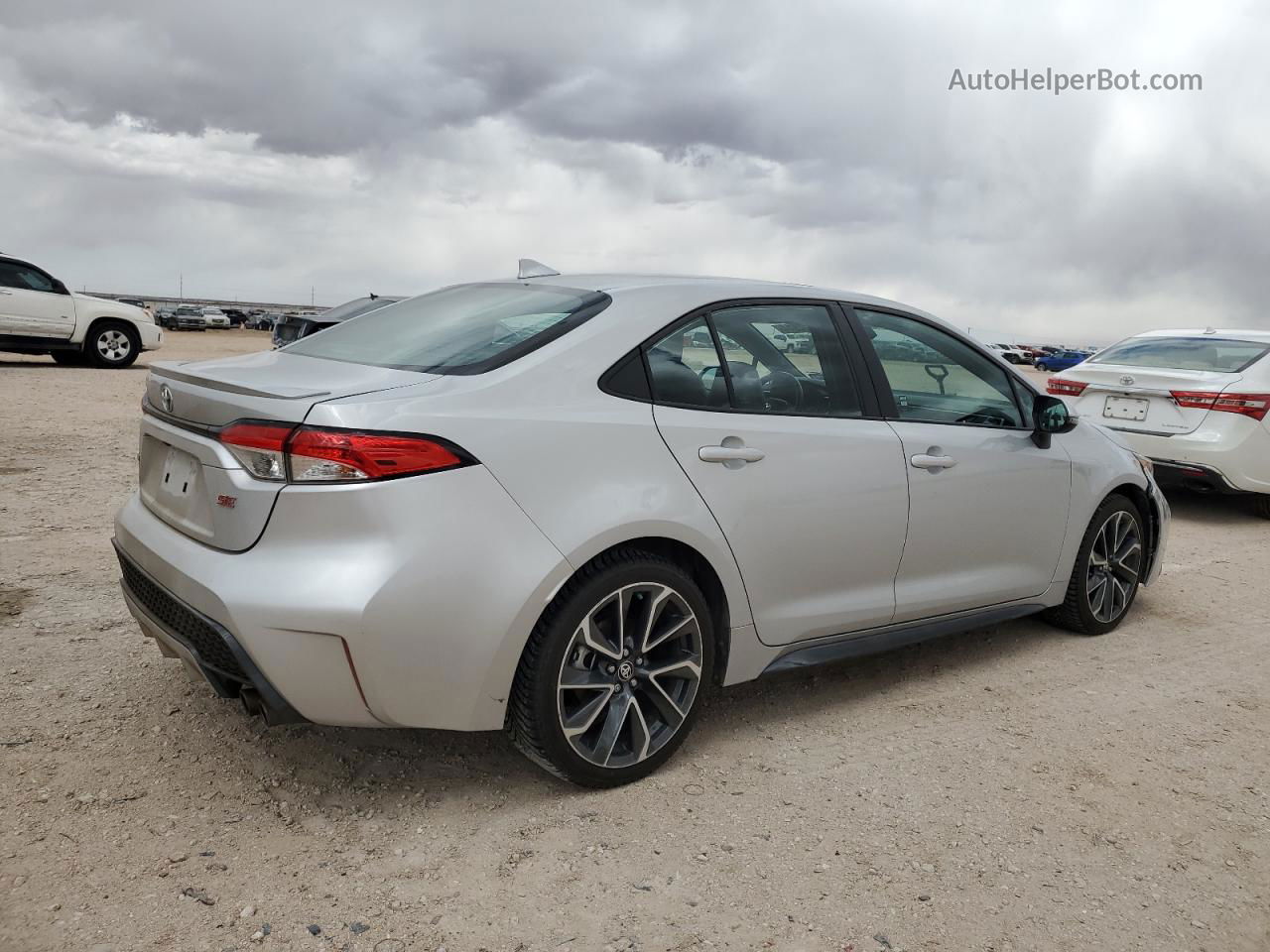 2020 Toyota Corolla Se Silver vin: 5YFP4RCE9LP011863