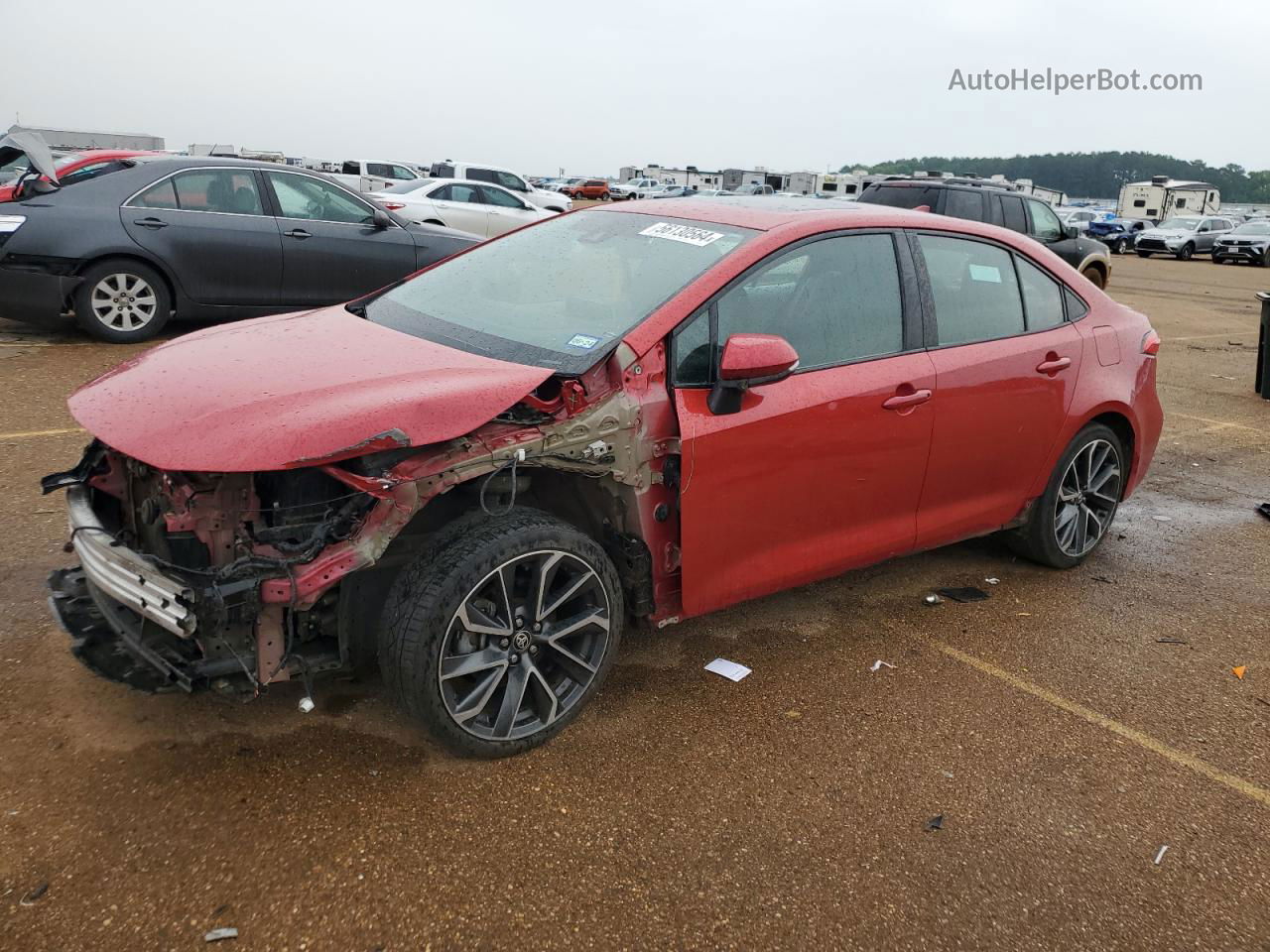 2020 Toyota Corolla Se Red vin: 5YFP4RCEXLP012729