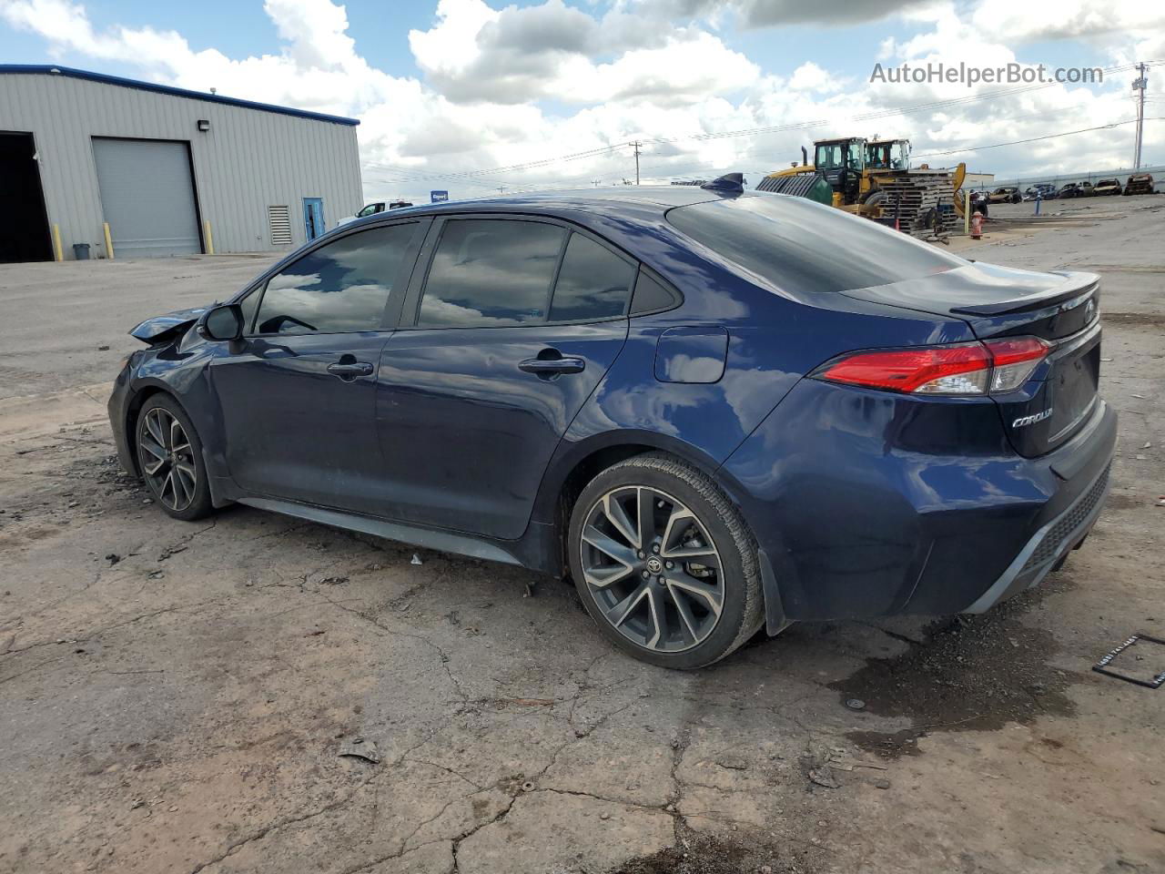 2021 Toyota Corolla Se Blue vin: 5YFS4MCE0MP096106