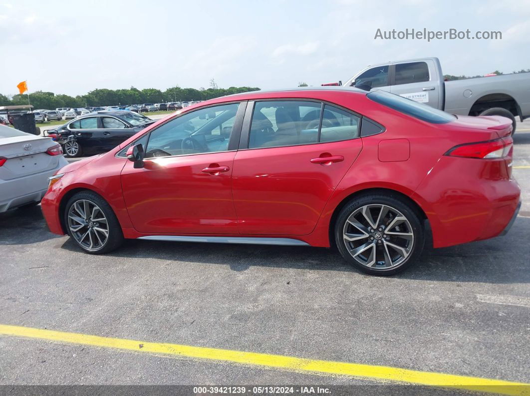 2021 Toyota Corolla Se Red vin: 5YFS4MCE1MP092503