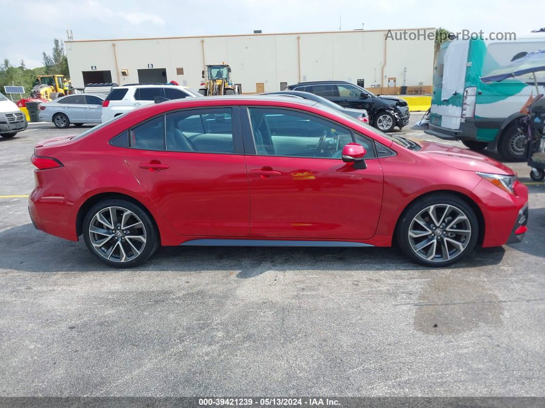 2021 Toyota Corolla Se Red vin: 5YFS4MCE1MP092503