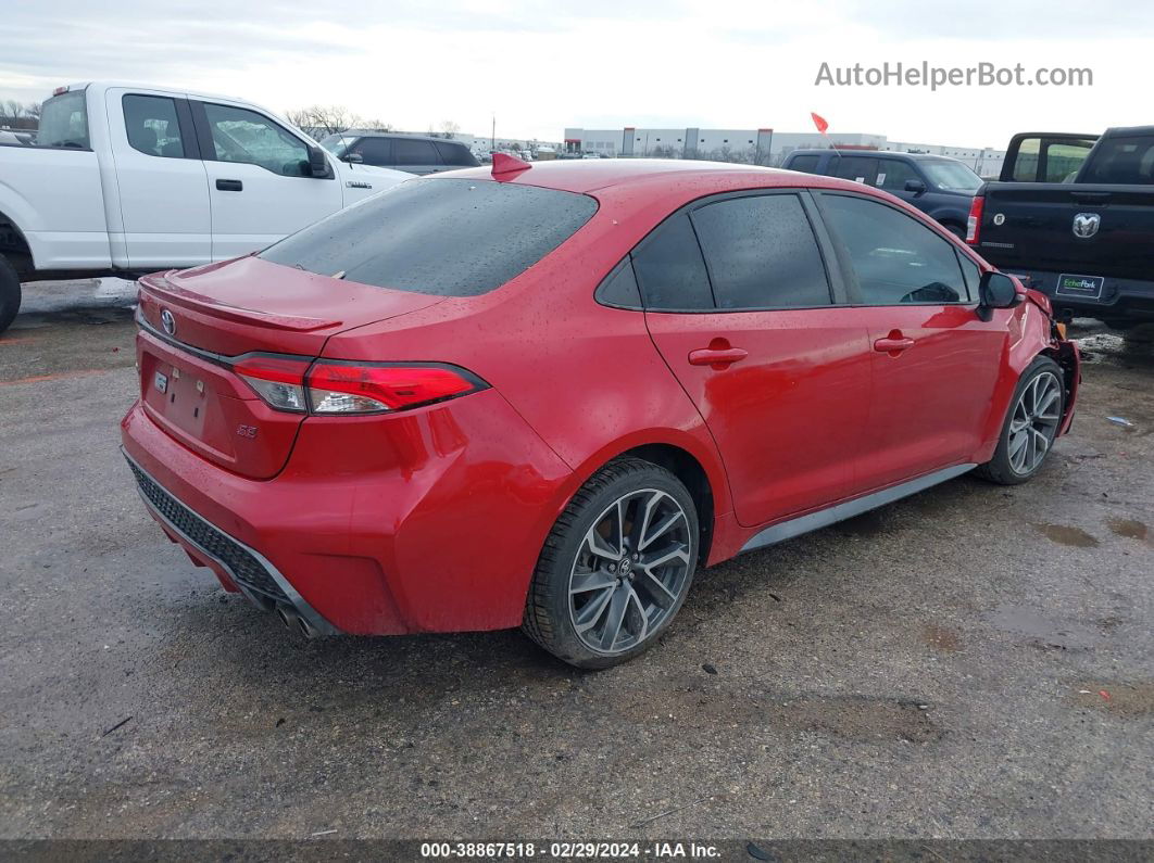 2021 Toyota Corolla Se Red vin: 5YFS4MCE2MP077511